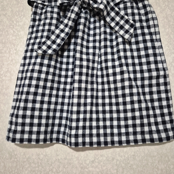 J. Crew Navy Blue and White Mini Lenght A-Line Skirt..SIZE:XXS - Picture 2 of 9